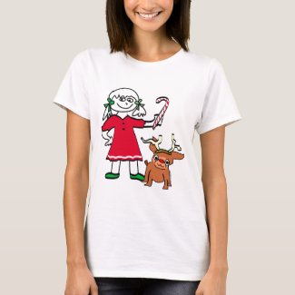 Christmas Girl Tee Shirt