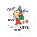 Christmas Give Give Give stickers
