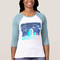 Christmas Gives me such a headache! t-shirts