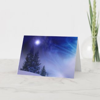 Christmas glow card