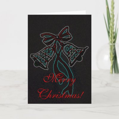 Christmas glow cards