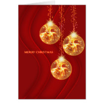 xmas, christmas, decorations, stars, glitter, fractal, holidays, december, gifts, presents, winter, joy, happiness, Card with custom graphic design