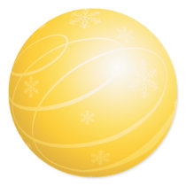 Christmas Gold Bubble Swirls & Snowflakes stickers by Ruxique Christmas Gold Bubble Swirls & Snowflakes stickers
