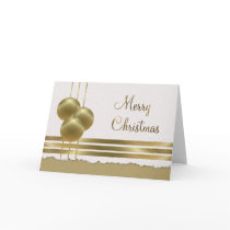 Christmas Gold cards