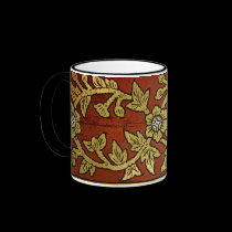 christmas gold mug