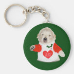 Christmas Golden Retriever Shirts & Gifts Keychains