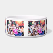 Christmas - Golden Retriever - Wrigley Dog Bowl