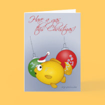 Christmas Goldfish! cards by graphicdoodles Christmas Goldfish! cards