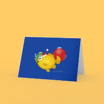Christmas Goldfish! cards by graphicdoodles Christmas Goldfish! cards