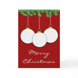 Christmas Golf Card card