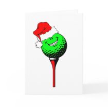 Christmas golf cards