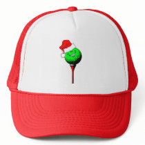 Christmas golf mesh hat