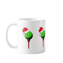 Christmas golf mug