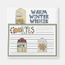 Christmas GrandMa's Cookies Fridge Magnet