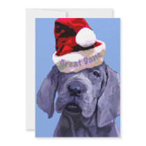 Christmas Great Dane 10pk cards Invites