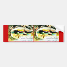 christmas greeting about former and forms in a vil bumper sticker