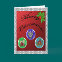 CHRISTMAS GREETING CARD cards