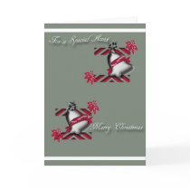 Christmas greeting card for Aunt