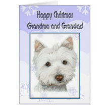 Christmas Greeting Card for Grandma and Grandad