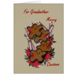 Christmas greeting card for Grandmother