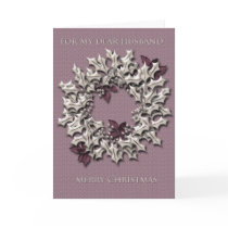 Christmas greeting card for Husband