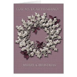 Christmas greeting card for Husband