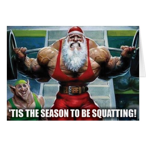 Christmas Greeting Card - Gym Motivation | Zazzle