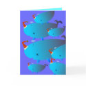 Christmas greeting cards: Whales by adellaandmella Christmas greeting cards: Whales