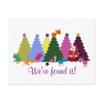 Christmas Greeting postcards: Santa and his deers by adellaandmella Christmas Greeting postcards: Santa and his deers