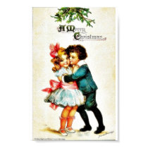 Christmas greeting with a boy hugs a girl posters by RememberChristmas Christmas greeting with a boy hugs a girl posters