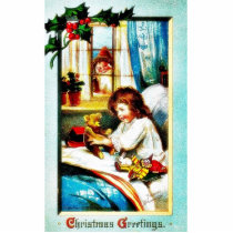 Christmas greeting with a girl playing with toy an photo sculptures by RememberChristmas Christmas greeting with a girl playing with toy an photo sculptures
