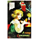 Christmas greeting with a girl writes something a t-shirts by RememberChristmas Christmas greeting with a girl writes something a t-shirts