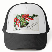 Christmas greeting with bell with ribbons hats by RememberChristmas Christmas greeting with bell with ribbons hats