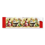 Christmas greeting with Mary , infant jesus with t