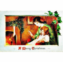 Christmas greeting with mother caring her daughter photo sculptures by RememberChristmas Christmas greeting with mother caring her daughter photo sculptures