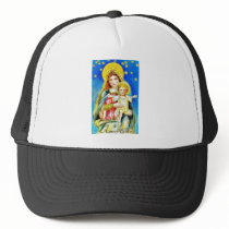Christmas greeting with mother mary holding jesus hats by RememberChristmas Christmas greeting with mother mary holding jesus hats