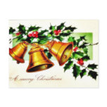 Christmas greeting with two angels huging post cards