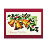 Christmas greeting with two angels huging