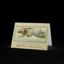 Christmas Greetings Card by MarciaCox Christmas Greetings Card