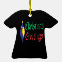 Christmas Greetings Christmas Tree Ornament