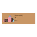 Christmas Greetings - gift tags business cards