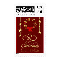 Christmas Greetings - Holiday Postage Stamps