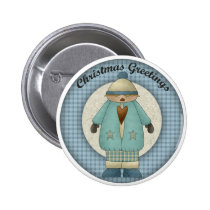 Christmas Greetings Kids buttons