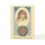 Christmas Greetings Little Girl