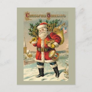 Christmas Greetings postcard