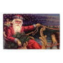 Christmas Greetings Santa Sleigh posters