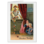"Christmas Greetings" Vintage Christmas Card