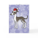 Christmas Greyhound / Whippet / Italian Greyhound Greeting Cards