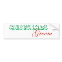 Christmas Groom bumper stickers