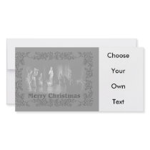 Christmas Group b/w Picture Card